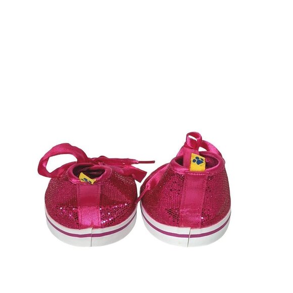 Build A Bear Pink Glitter Tennis Shoes - Picture 3 of 6